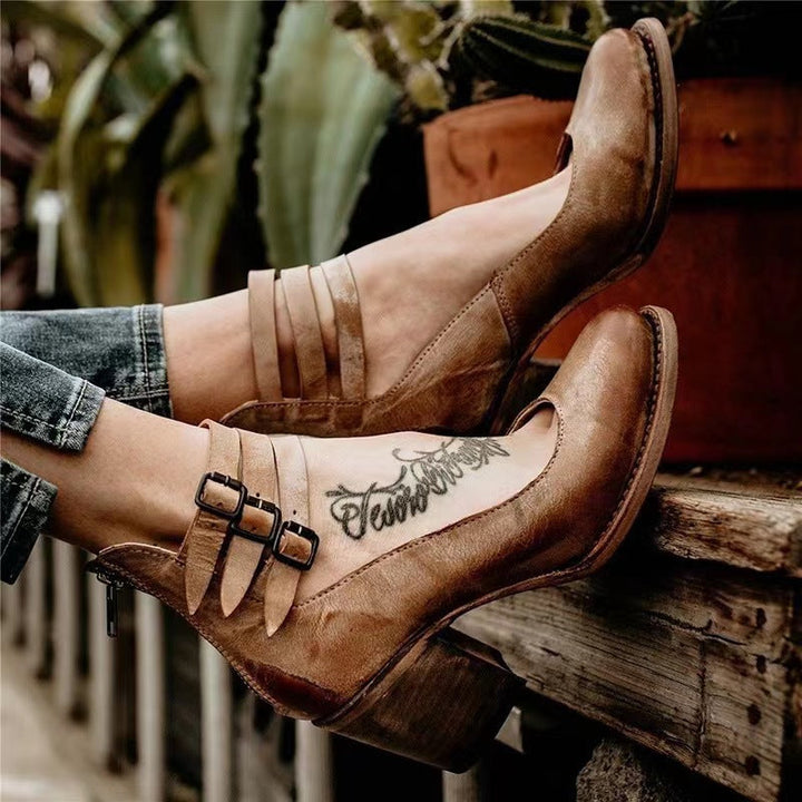 Chiara™ - Eleganckie buty na wysokim obcasie w stylu vintage, ponadczasowy klasyk
