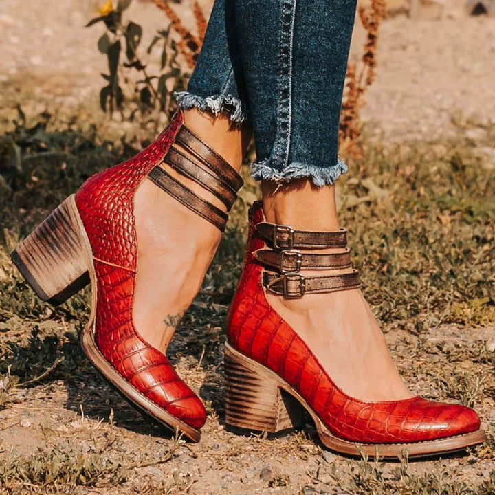 Chiara™ - Eleganckie buty na wysokim obcasie w stylu vintage, ponadczasowy klasyk