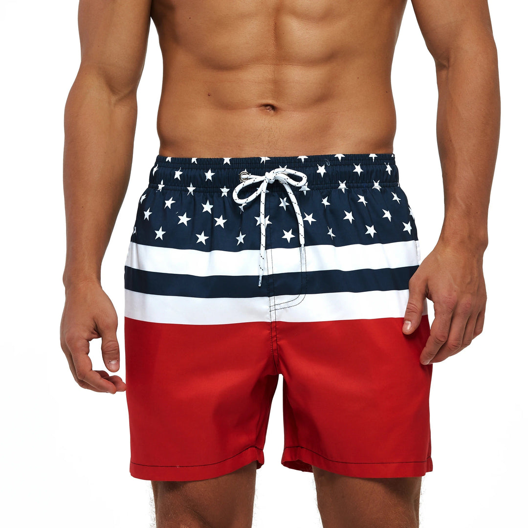 Lennox Ademende Zwemshort met Strakke Funky Print - Perfect voor Zomer en Zwemplezier