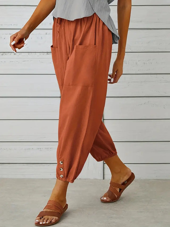 Stylowe damskie spodnie w kant zapewniające elegancki wygląd