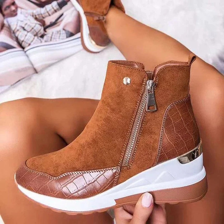 Wygodne i wodoodporne damskie buty za kostkę zapewniające stylowy komfort