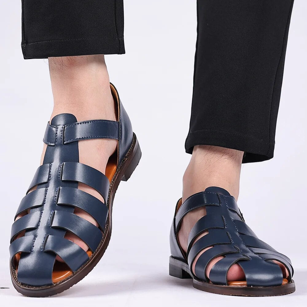 Jasper - ponadczasowo eleganckie skórzane sandały dla osób dbających o styl