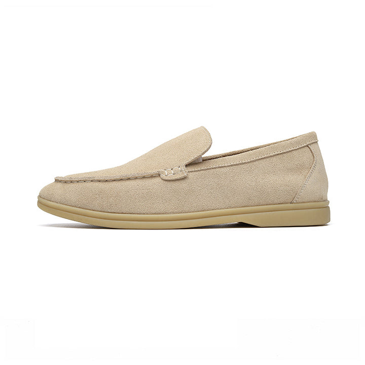 Eleganckie zamszowe loafersy męskie w nowoczesnym stylu Milano