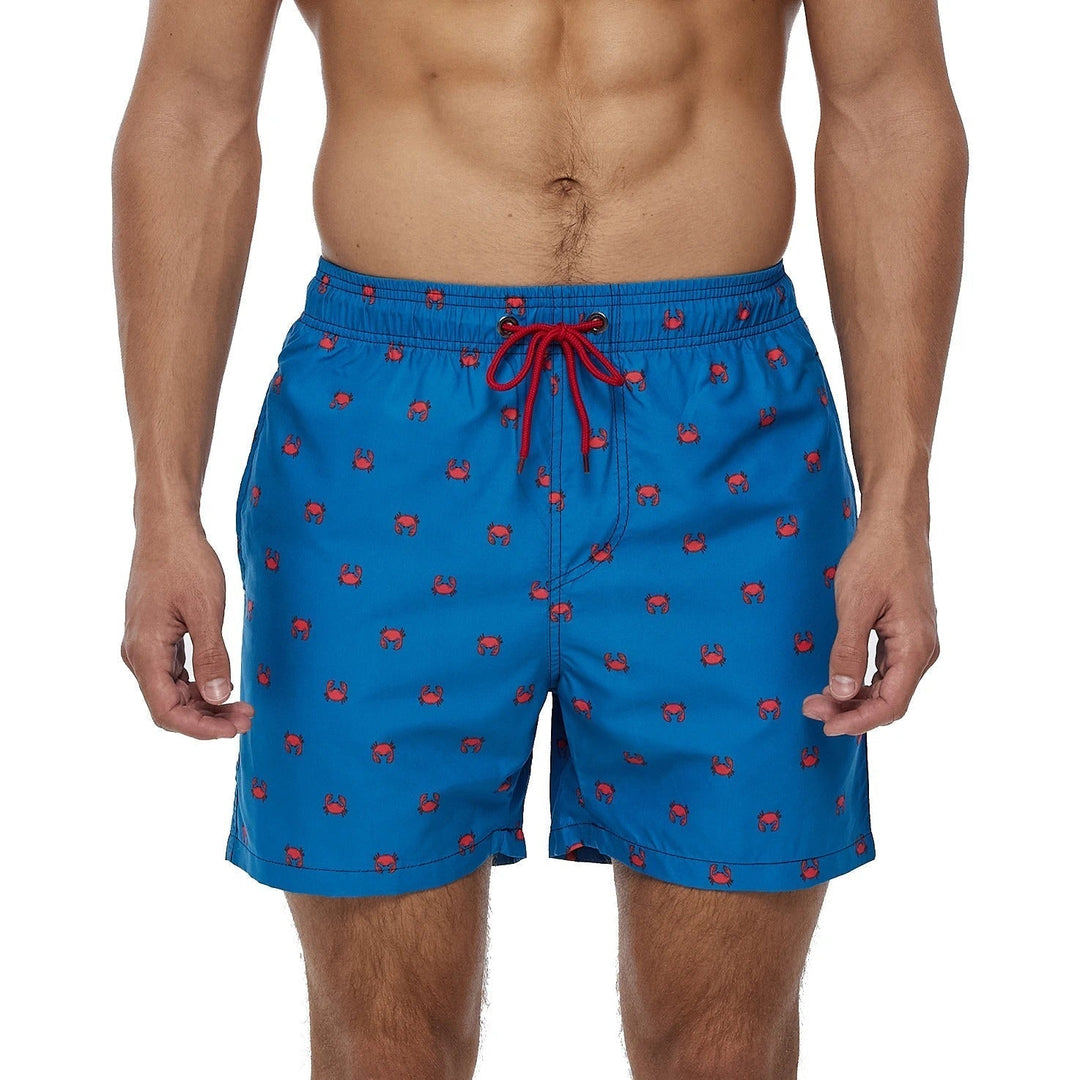 Lennox Ademende Zwemshort met Strakke Funky Print - Perfect voor Zomer en Zwemplezier