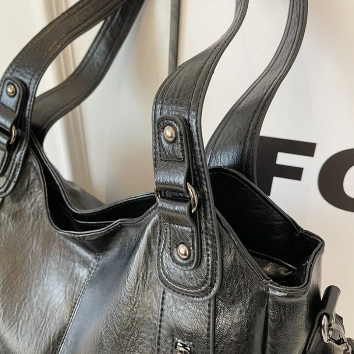 Malyna | Stijlvolle Casual Schoudertas met Rits en Verstelbare Band voor Comfort & Luxe