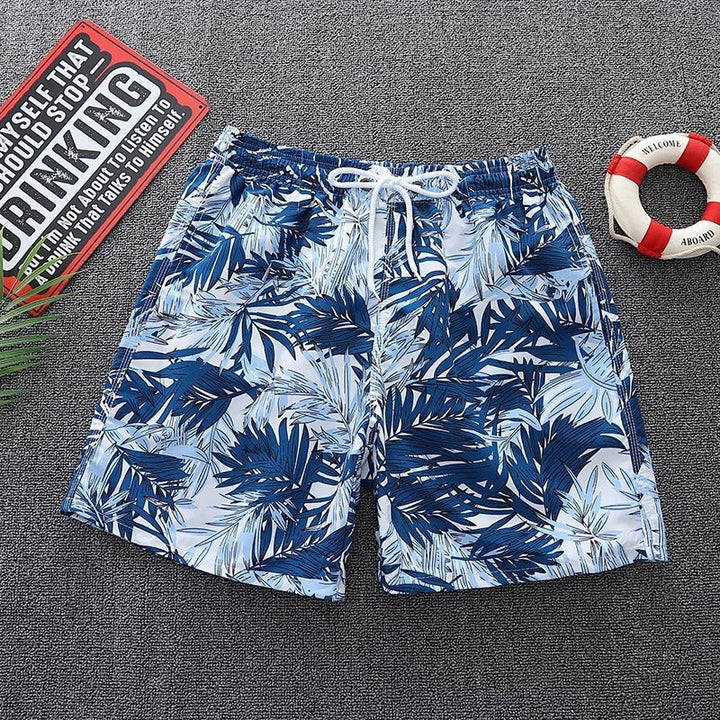 Buttler heren zwembroek met trendy bladprint for een stijlvolle strandlook