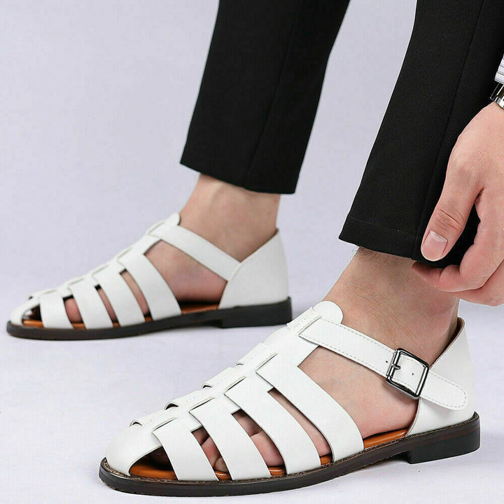 Jasper - ponadczasowo eleganckie skórzane sandały dla osób dbających o styl