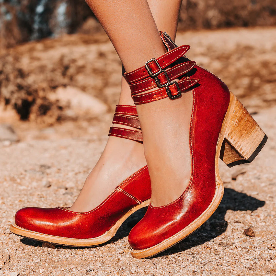 Chiara™ - Eleganckie buty na wysokim obcasie w stylu vintage, ponadczasowy klasyk