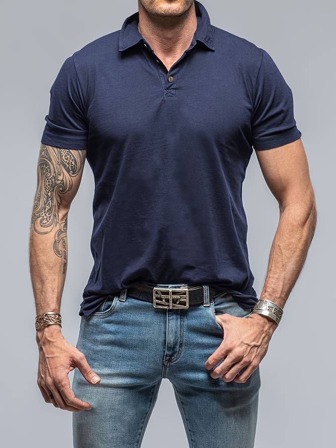 Elegancka męska koszulka polo Luke: stylowa i modna, zapewniająca doskonały wygląd