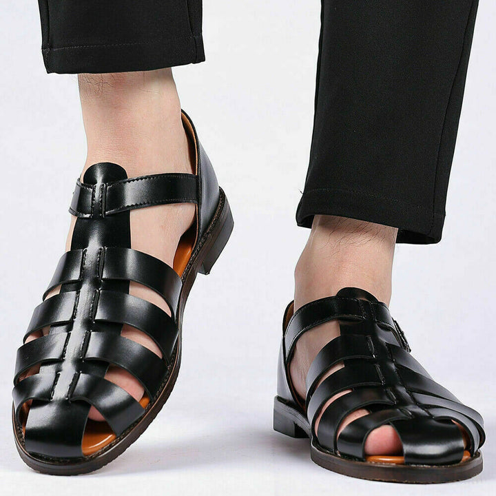 Jasper - ponadczasowo eleganckie skórzane sandały dla osób dbających o styl