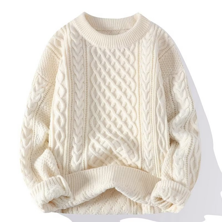 Stylowy damski sweter z wełny zapewniający przytulny komfort i ciepłą elegancję