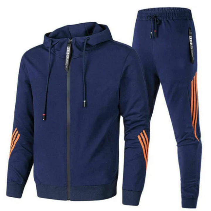 Męski wygodny dwuczęściowy dres sportowy i rekreacyjny | Casual