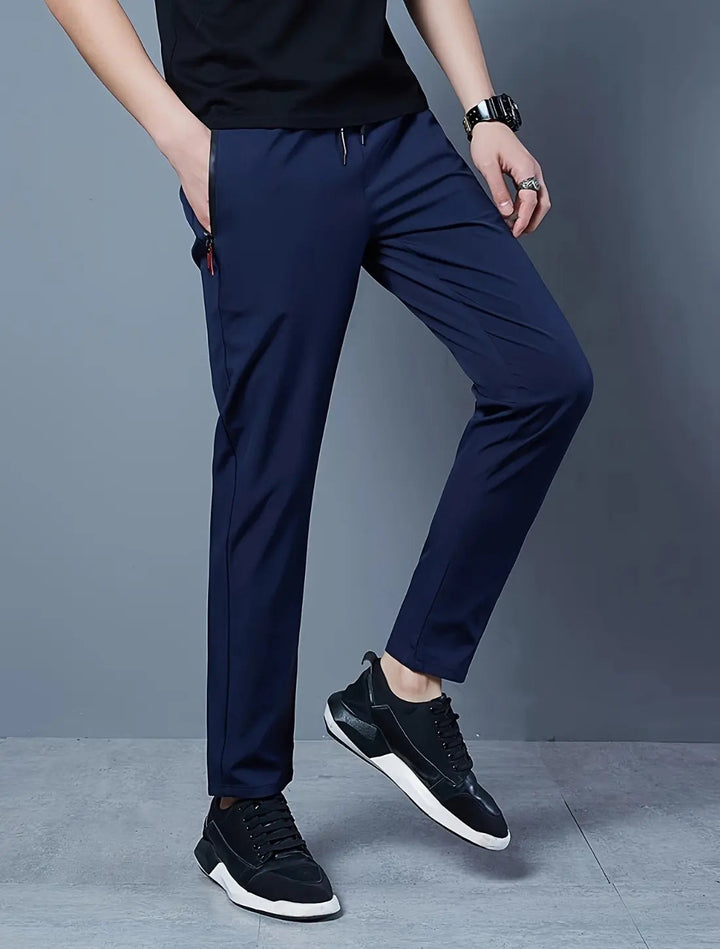 VIQA Spodnie sportowe męskie - Slim Fit, lekkie, codzienne i sportowe, elastyczne spodnie treningowe
