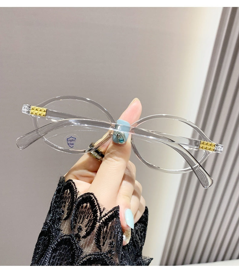 Danya Ovale Fashion Zonnebril zonder Sterkte voor Stijl en Bescherming