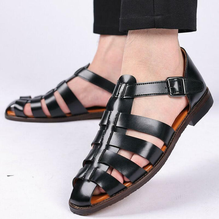 Jasper - ponadczasowo eleganckie skórzane sandały dla osób dbających o styl