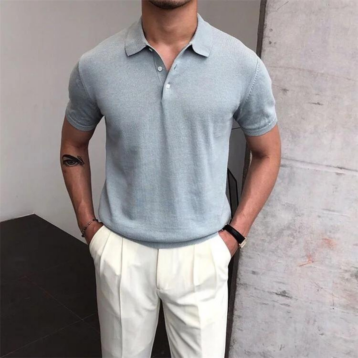 Elegancka męska koszulka polo zapewniająca stylowy komfort