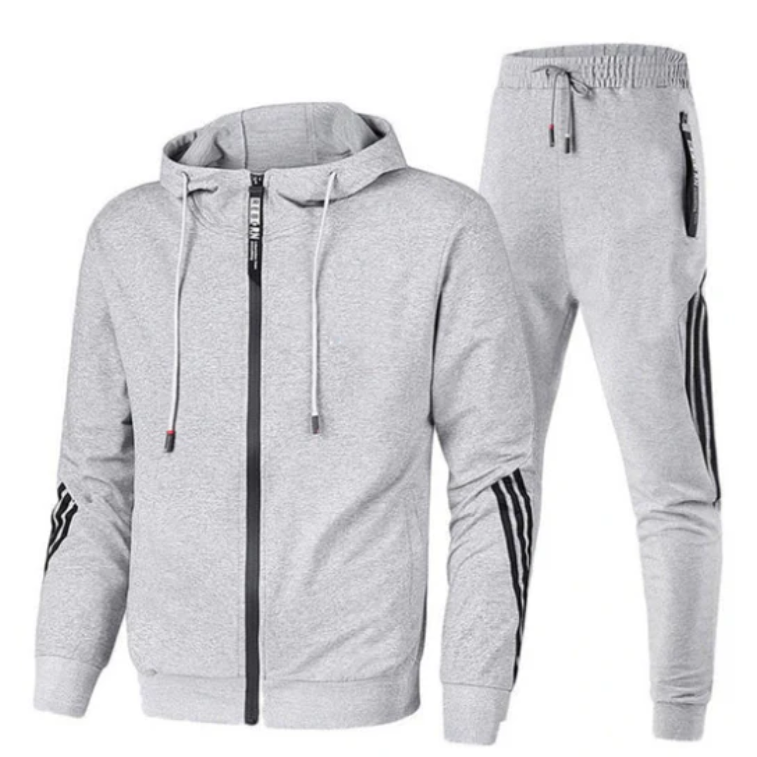 Męski wygodny dwuczęściowy dres sportowy i rekreacyjny | Casual