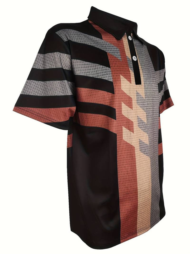Stylowe męskie koszulki polo w stylu retro vintage