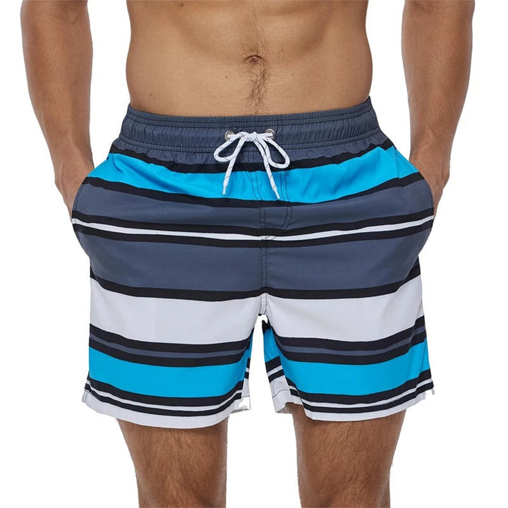 Lennox Ademende Zwemshort met Strakke Funky Print - Perfect voor Zomer en Zwemplezier