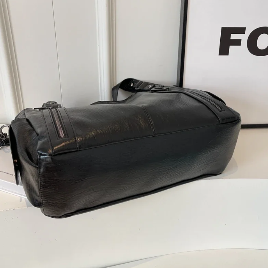 Malyna | Stijlvolle Casual Schoudertas met Rits en Verstelbare Band voor Comfort & Luxe