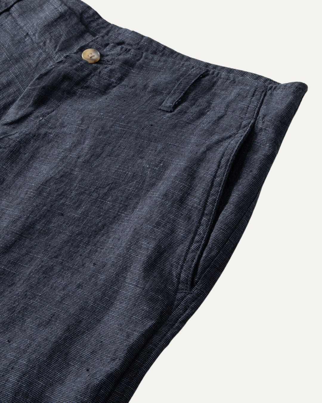 Stylowe lniane szorty męskie na lato w eleganckim stylu Portofino