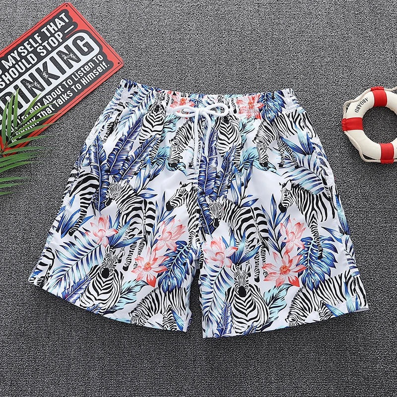 Heren Zwemshort met Trendy Strandprint - Arlo