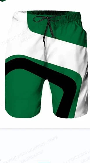 Eddie Moto Sport Print Heren Zwembroek - Stevig en Stijlvol voor de Avontuurlijke Zwemmer