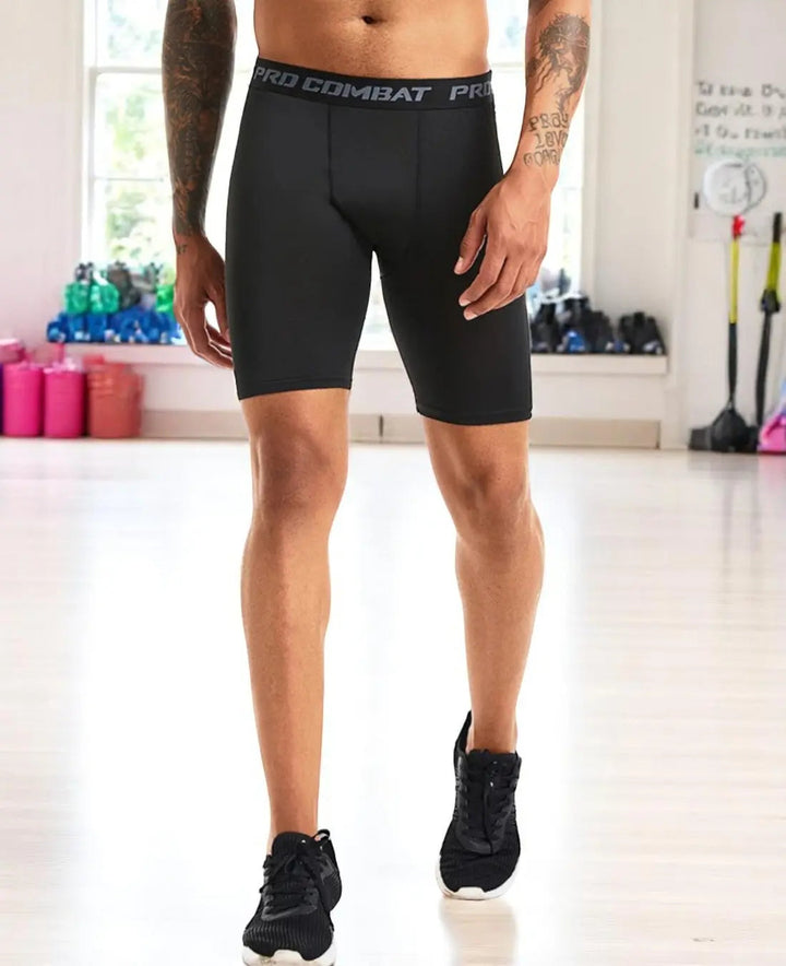 Męskie spodnie fitness VIQA na lato - wąskie, szybkoschnące szorty sportowe i elastyczne obcisłe dresy zapewniające wygodę i swobodę ruchów