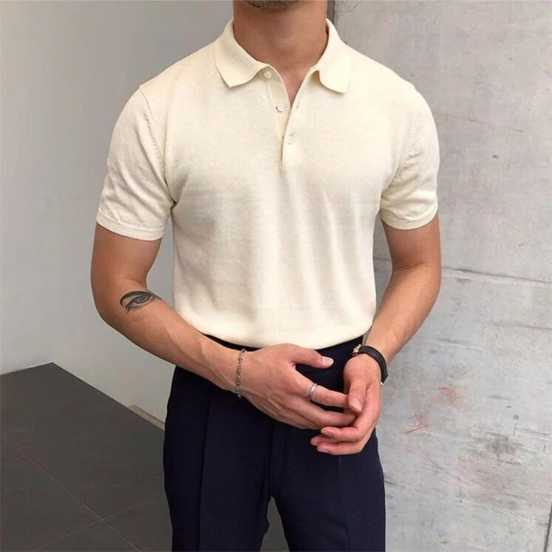 Elegancka męska koszulka polo zapewniająca stylowy komfort