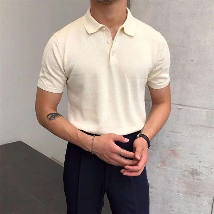 Elegancka męska koszulka polo zapewniająca stylowy komfort