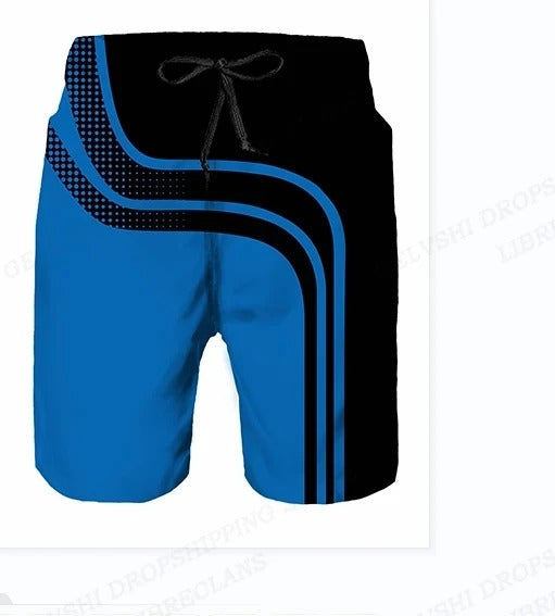 Eddie Moto Sport Print Heren Zwembroek - Stevig en Stijlvol voor de Avontuurlijke Zwemmer
