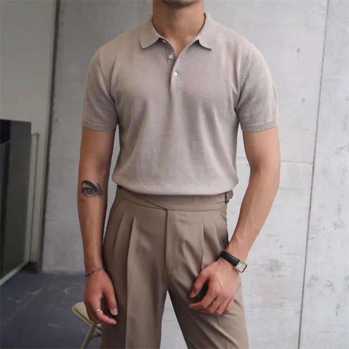 Elegancka męska koszulka polo zapewniająca stylowy komfort