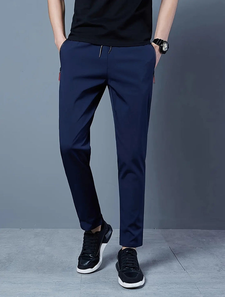 VIQA Spodnie sportowe męskie - Slim Fit, lekkie, codzienne i sportowe, elastyczne spodnie treningowe