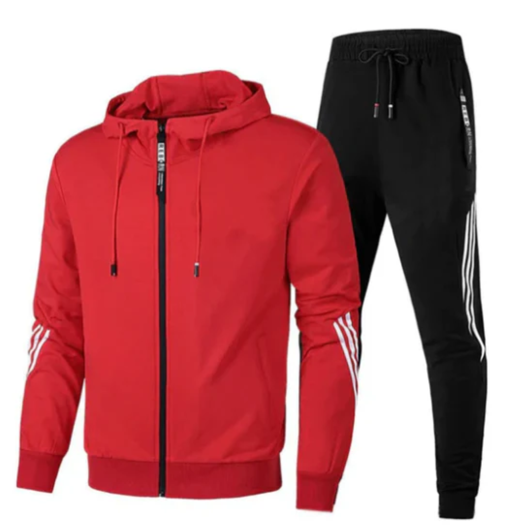 Męski wygodny dwuczęściowy dres sportowy i rekreacyjny | Casual
