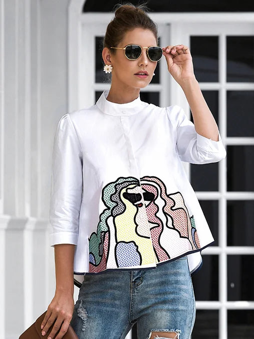 Elegancki damski top zapewniający modny wygląd