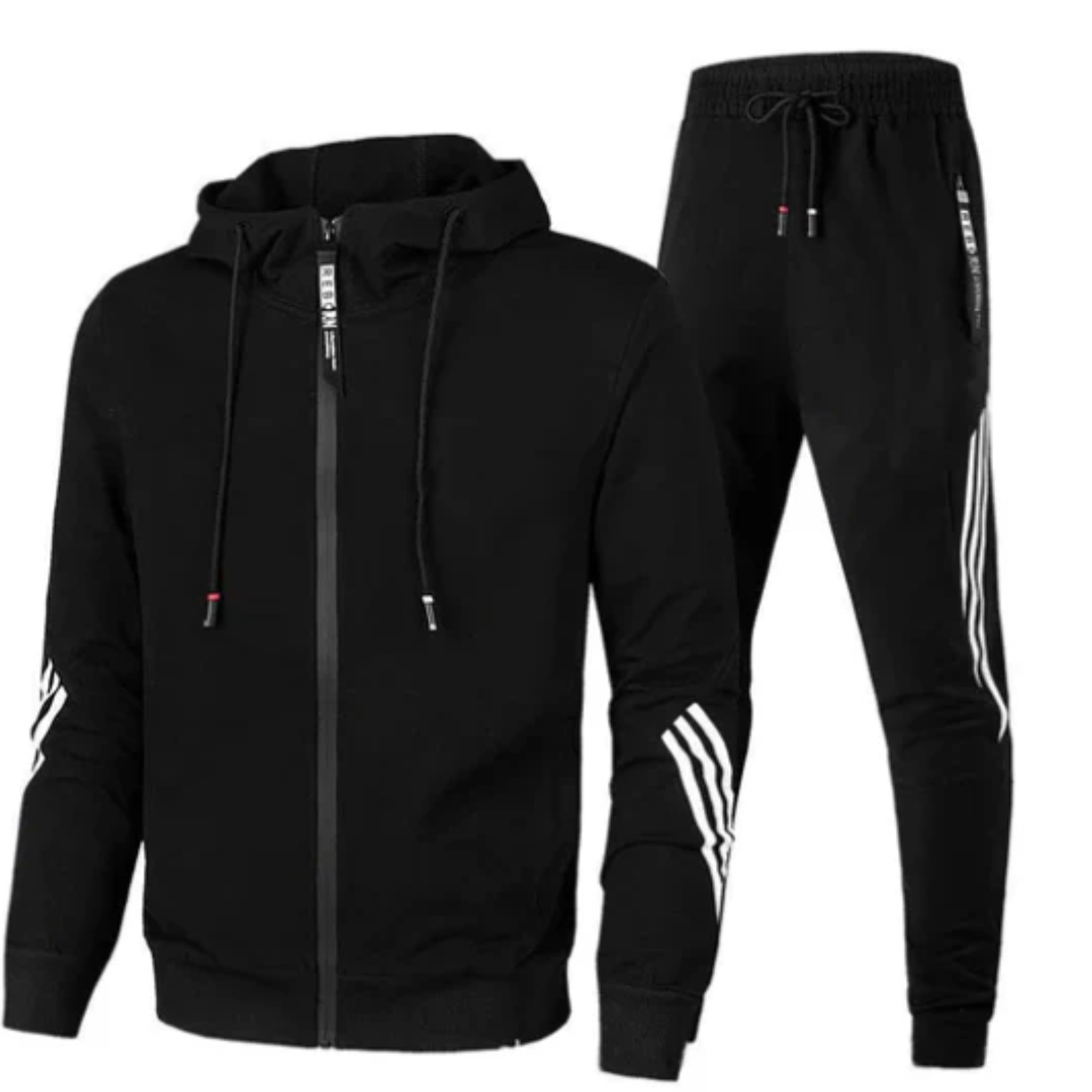 Męski wygodny dwuczęściowy dres sportowy i rekreacyjny | Casual