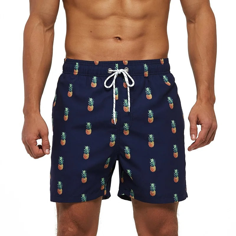 Lennox Ademende Zwemshort met Strakke Funky Print - Perfect voor Zomer en Zwemplezier
