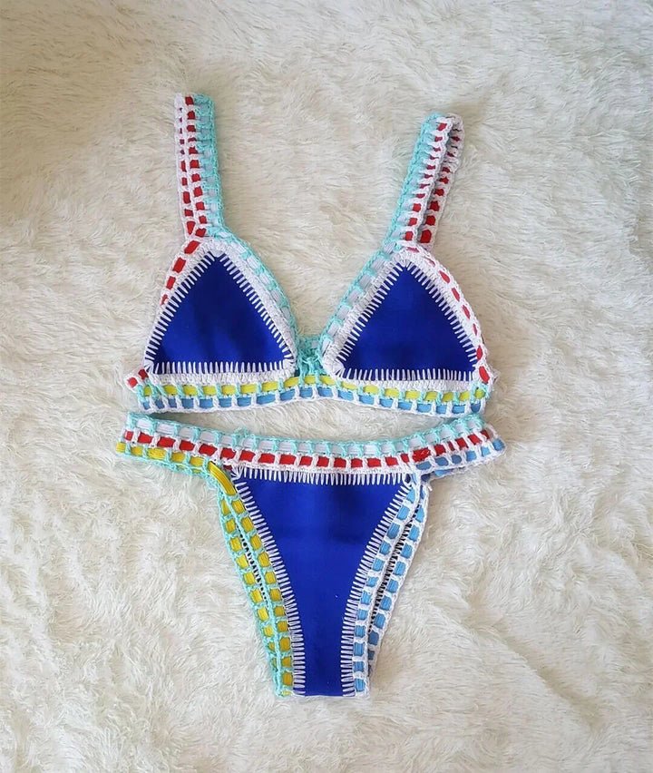 Dory | Modevola Boho Gehaakte Bikini Set met Elastisch Top voor een Perfecte Pasvorm