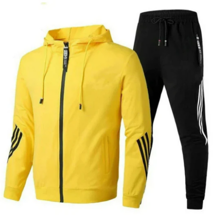 Męski wygodny dwuczęściowy dres sportowy i rekreacyjny | Casual