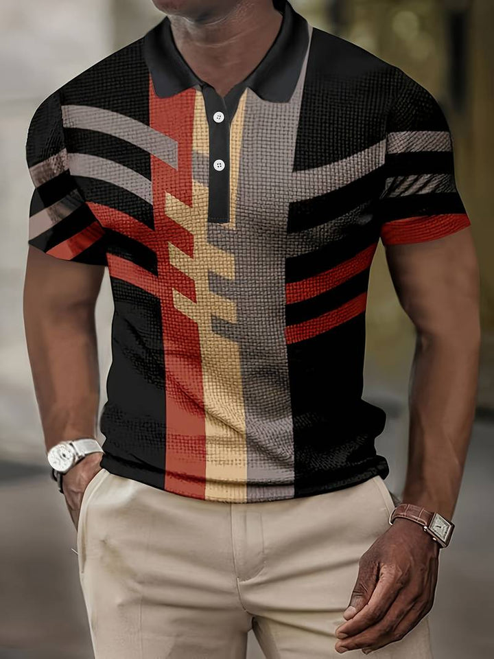 Stylowe męskie koszulki polo w stylu retro vintage