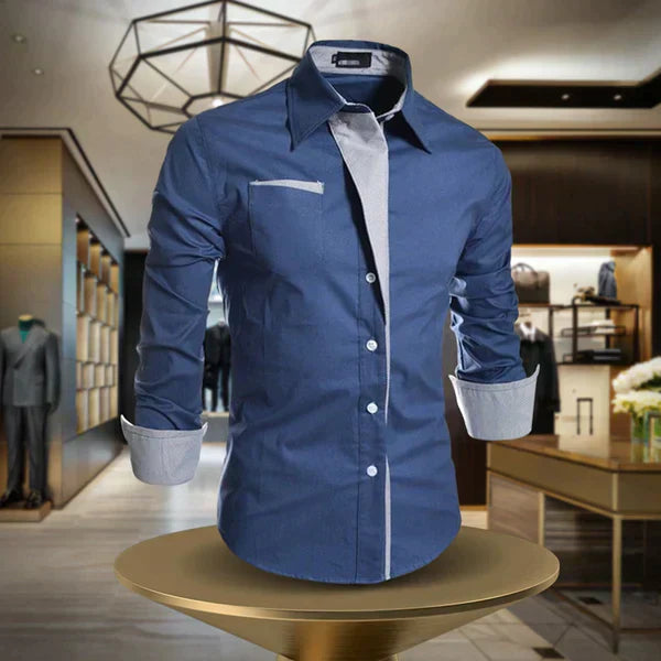 Elegancka bawełniana koszula męska dla mężczyzn dbających o styl