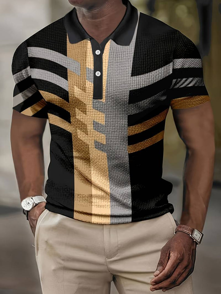 Stylowe męskie koszulki polo w stylu retro vintage