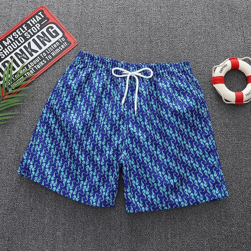 Heren Zwemshort met Trendy Strandprint - Arlo