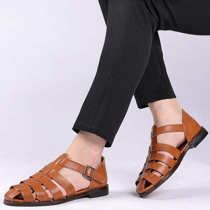 Jasper - ponadczasowo eleganckie skórzane sandały dla osób dbających o styl
