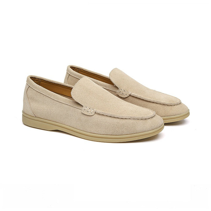 Eleganckie zamszowe loafersy męskie w nowoczesnym stylu Milano