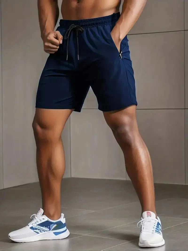 Męskie spodnie sportowe VIQA - szybkoschnące, lekkie spodnie fitness ze sznurkiem do wygodnego uprawiania sportów letnich