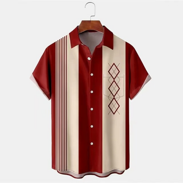 Klasyczna męska koszula w nowoczesnym, designerskim stylu
