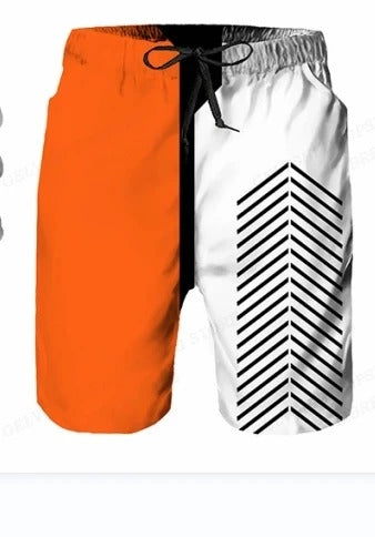 Eddie Moto Sport Print Heren Zwembroek - Stevig en Stijlvol voor de Avontuurlijke Zwemmer