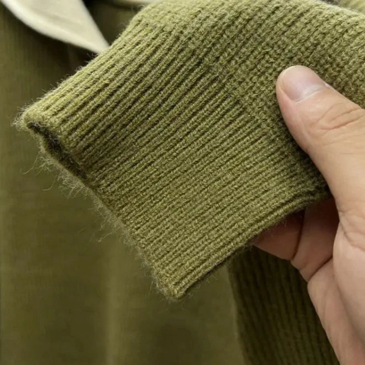 Damski sweter ze stójką i zamkiem błyskawicznym - Modny i wygodny