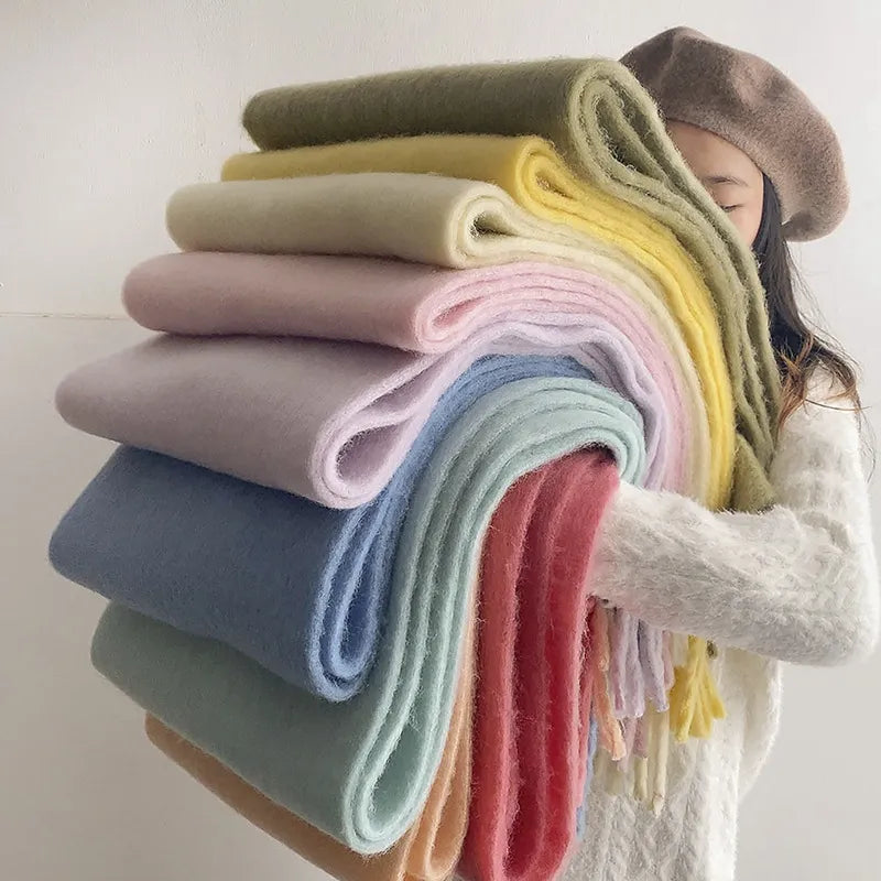 Mavis | Thermische Pastel Sjaal Collectie voor Comfort en Stijl